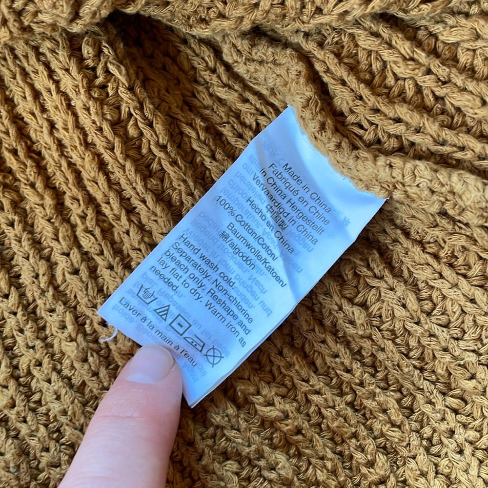 Madewell balloon sleeve cotton sweater - medium - Picture 4 of 8